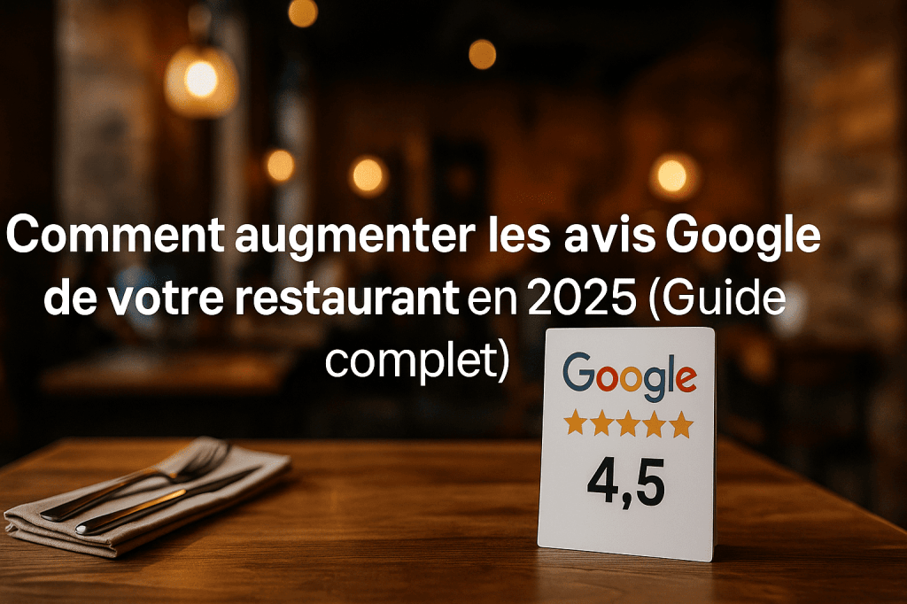 Comment augmenter les avis Google de votre restaurant en 2025 (Guide&nbsp;complet)